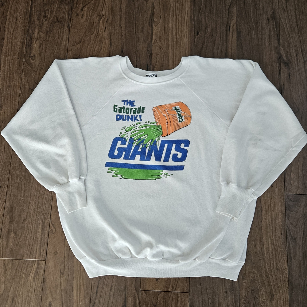 Vintage New York Giants Sweatshirt Adult Large Gatorade Dunk 90s